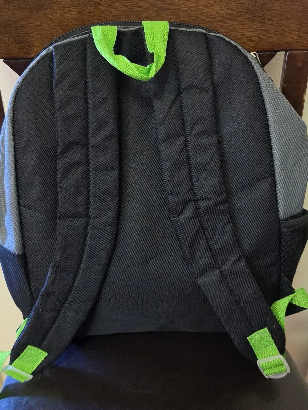 Minecraft Keeper Kids Backpack Set in Black and Bright Green